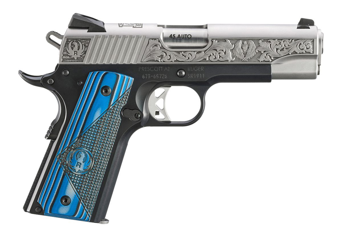 Ruger SR1911 411 Sunapee St. Edition Handgun 45 Auto 7rd Magazines(2) 4.25i