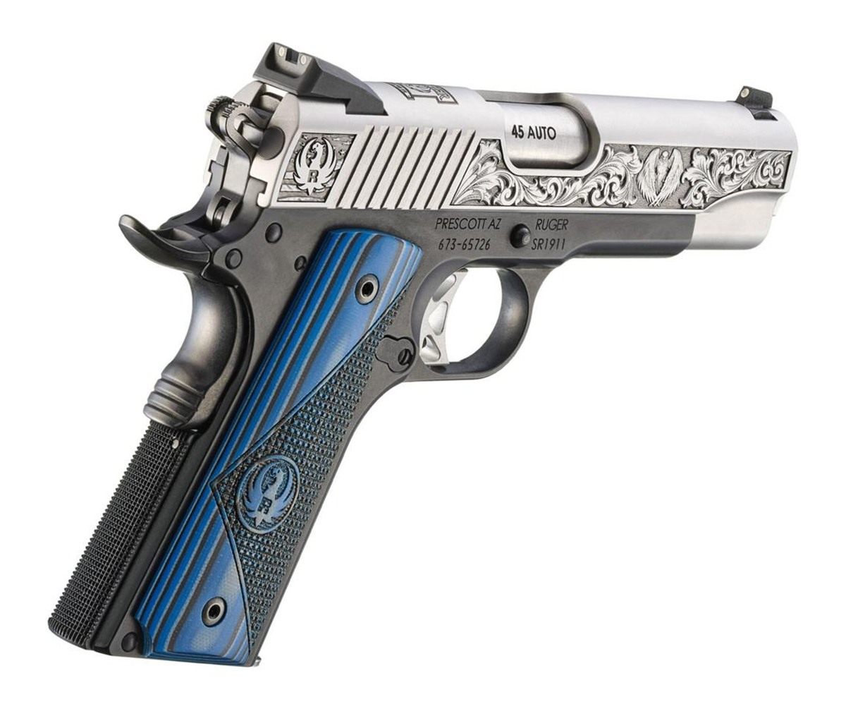 Ruger SR1911 411 Sunapee St. Edition Handgun 45 Auto 7rd Magazines(2) 4.25i view 3