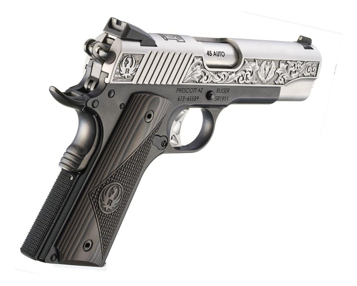 Sturm Ruger SR1911 200 Rd. Street Edition Handgun 45 Auto 7rd Magazines(2) view 3