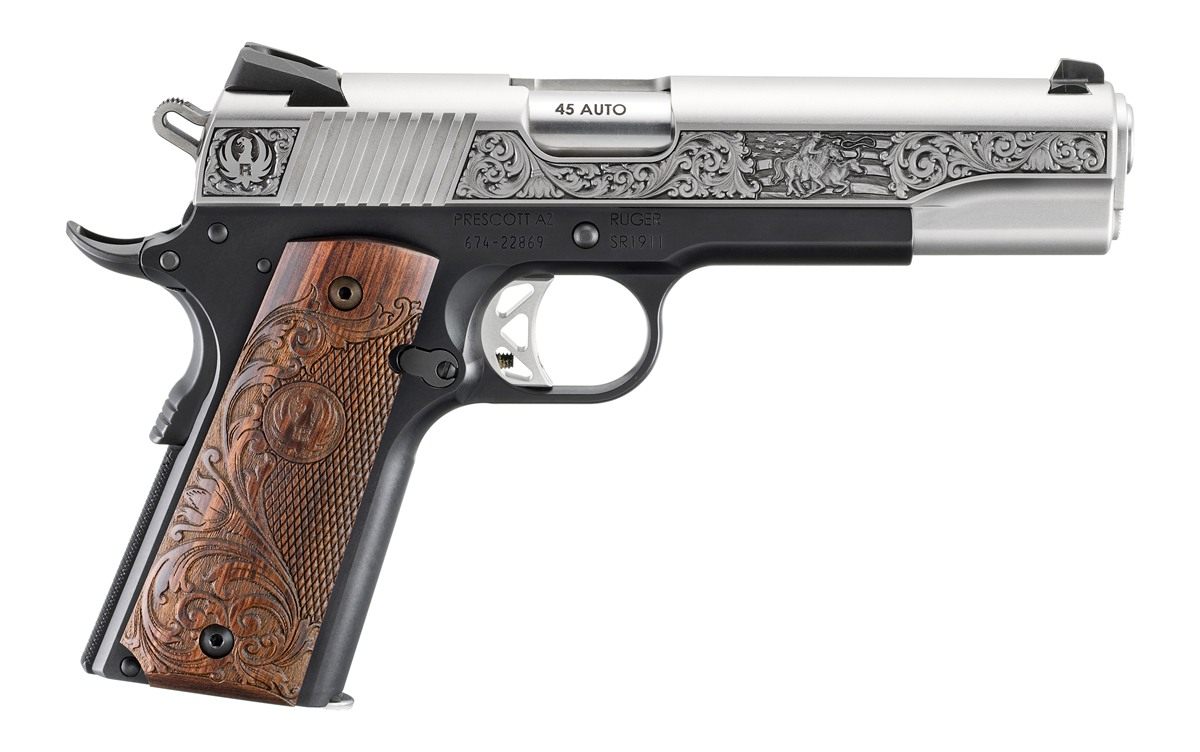 Ruger 16706 SR1911 Limited Edition 45 ACP 8+1 5in Stainless Steel Barrel, L