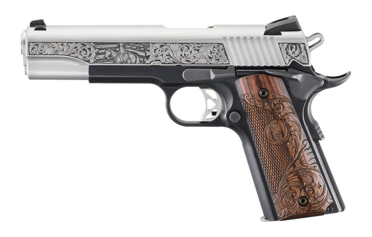 Ruger 16706 SR1911 Limited Edition 45 ACP 8+1 5in Stainless Steel Barrel, L view 4