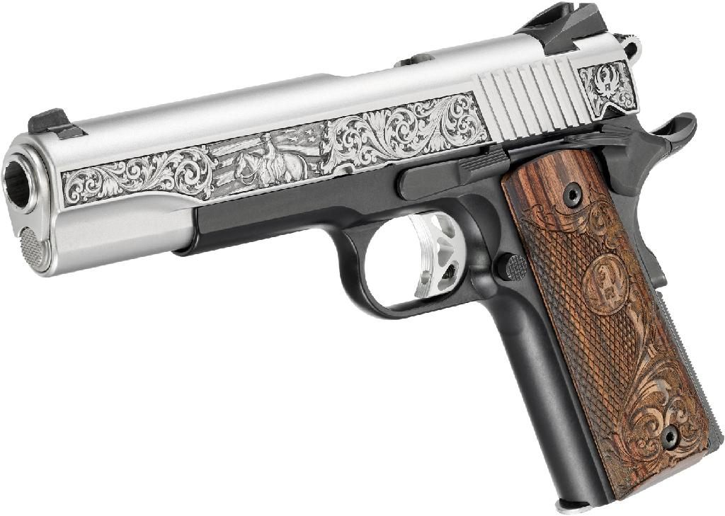 Ruger 16706 SR1911 Limited Edition 45 ACP 8+1 5in Stainless Steel Barrel, L view 5