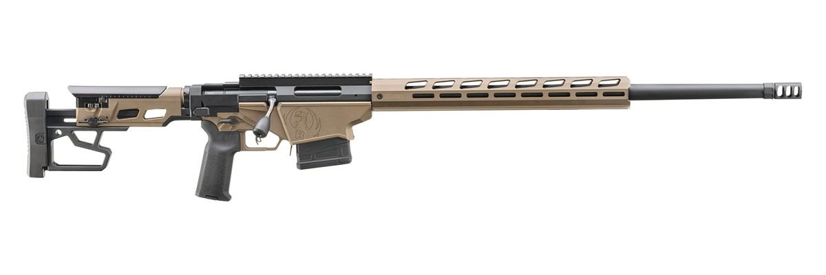 Ruger Precision Bolt Action Rifle Bronze 6.5 Creedmoor 10rd Magazines(2) 24