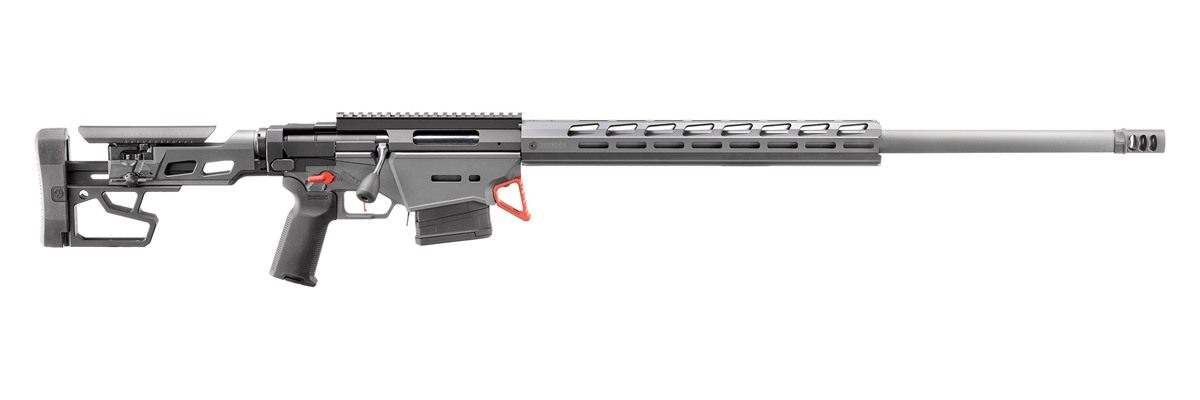 Ruger Precision Rifle Custom Shop 6MM GT 26inBBL, Stealth GRY Cerakote, Tri