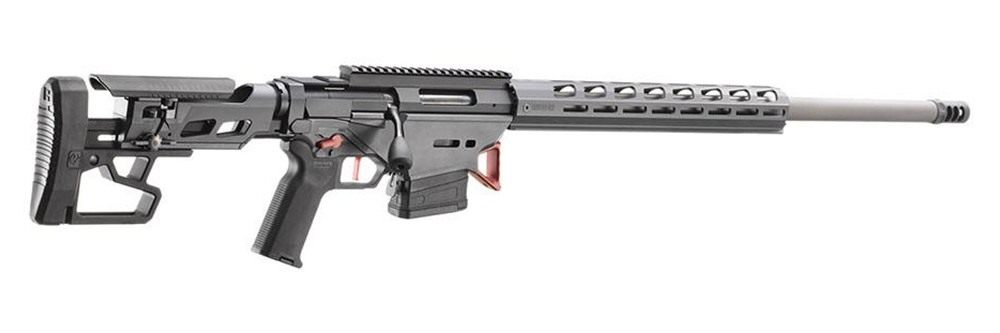 Ruger Precision Rifle Custom Shop 6MM GT 26inBBL, Stealth GRY Cerakote, Tri view 2