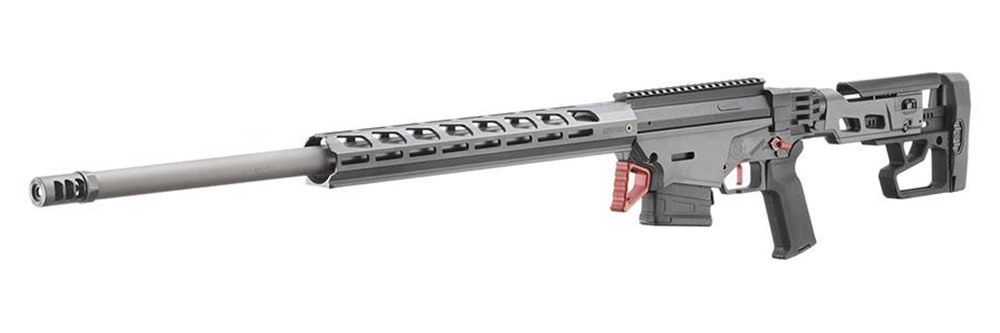 Ruger Precision Rifle Custom Shop 6MM GT 26inBBL, Stealth GRY Cerakote, Tri view 4
