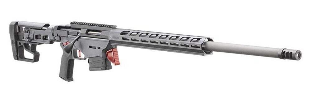 Ruger Precision Rifle Custom Shop 6MM GT 26inBBL, Stealth GRY Cerakote, Tri view 5