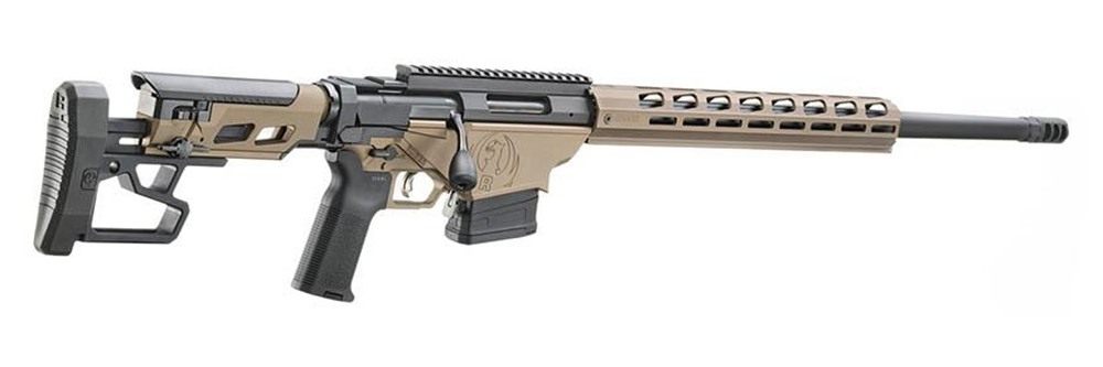 Ruger 18104 Precision 308 Win 10+1 20in Black Threaded Barrel, Smoked Bronz view 6