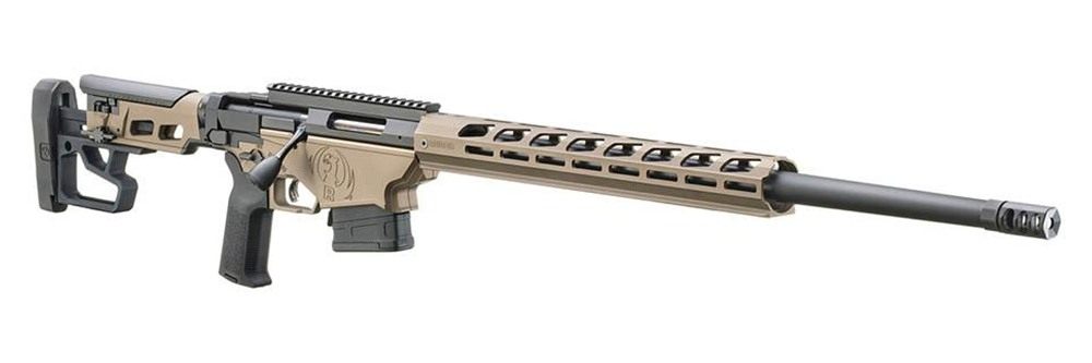 Ruger 18105 Precision 6.5 PRC 10+1 26in Black Threaded Barrel, Smoked Bronz view 2