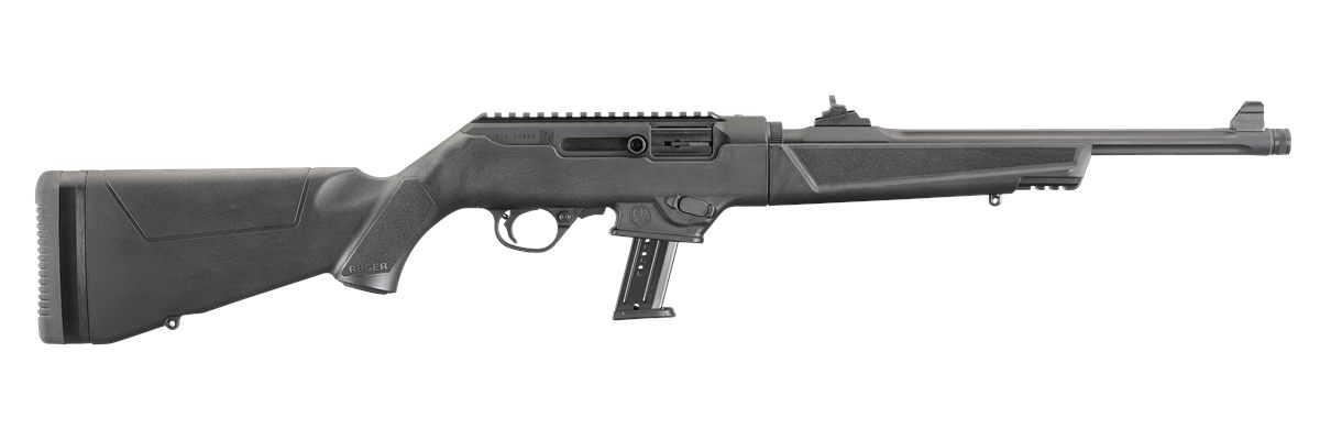 Ruger 19102 PC Carbine 9mm Luger 10+1 16.12in Black Fluted Threaded Barrel