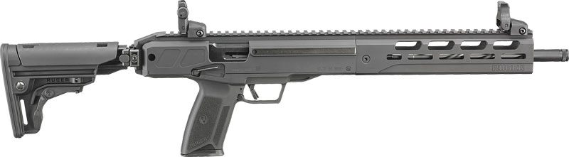 Ruger 19300 LC Carbine 5.7x28mm 16.25in Threaded Barrel 20+1, Black, Foldin view 5