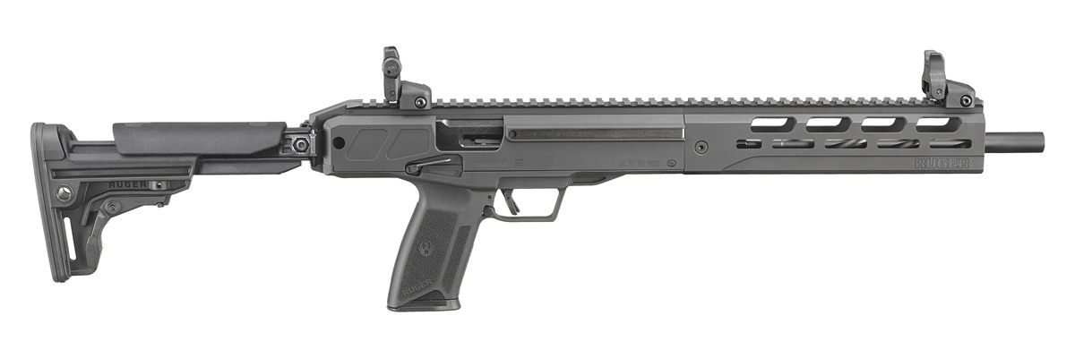 Ruger 19301 LC Carbine 5.7x28mm 10+1 16.25in Black Nitride Fluted Barrel, H