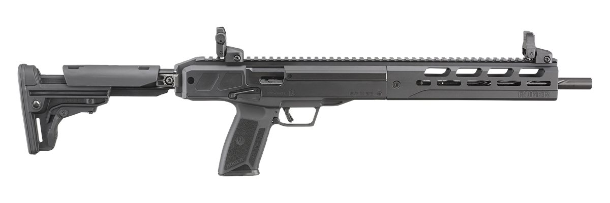 Ruger 19301 LC Carbine 5.7x28mm 10+1 16.25in Black Nitride Fluted Barrel, H view 2