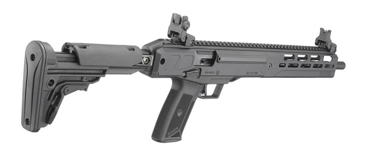 Ruger 19301 LC Carbine 5.7x28mm 10+1 16.25in Black Nitride Fluted Barrel, H view 3