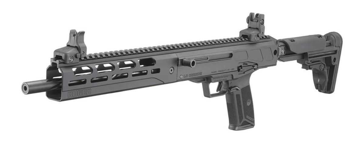 Ruger 19301 LC Carbine 5.7x28mm 10+1 16.25in Black Nitride Fluted Barrel, H view 4