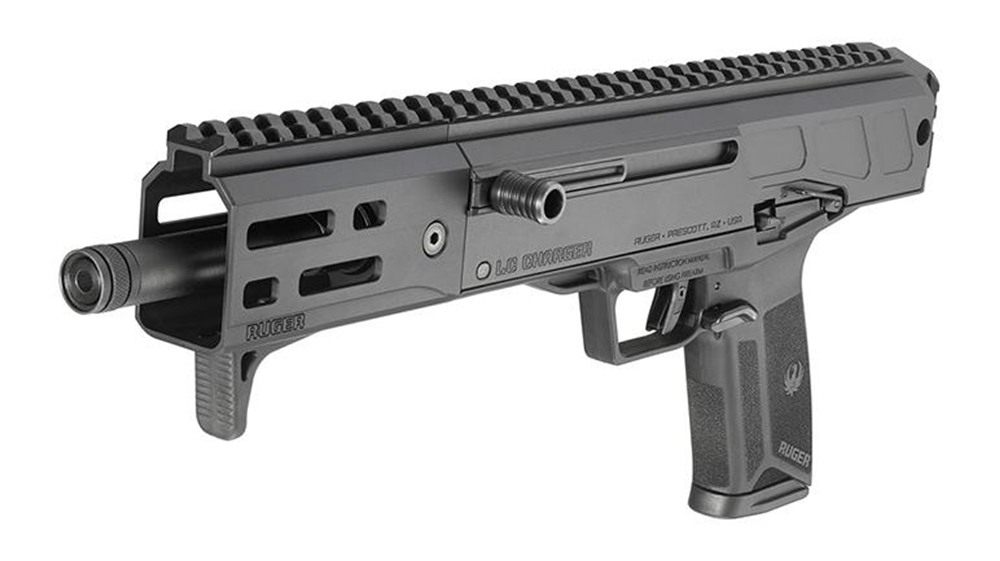 Ruger 19303 LC Charger 5.7x28mm 20+1 10.30in Black Nitride Steel Threaded B view 4