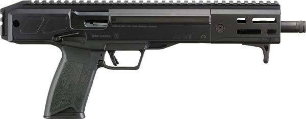 Ruger 19303 LC Charger 5.7x28mm 20+1 10.30in Black Nitride Steel Threaded B view 5