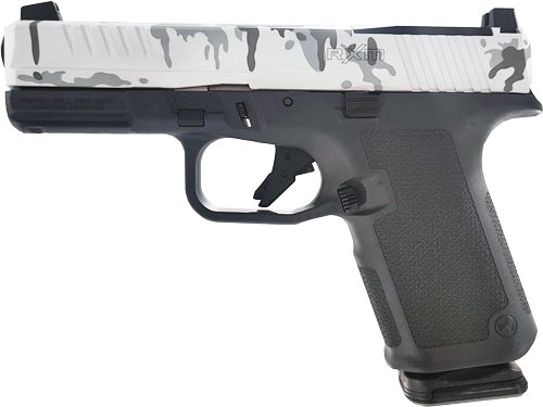 Ruger RXM 9MM Luger 4in ADJ 15-Shot White Camo Slide view 2