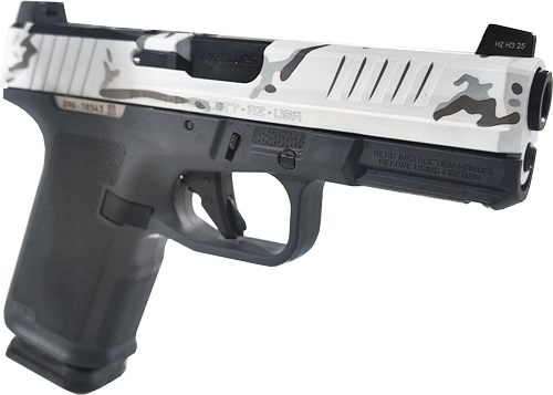 Ruger RXM 9MM Luger 4in ADJ 15-Shot White Camo Slide view 4