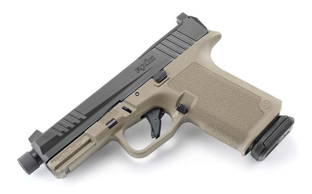 Ruger RXM Handgun 9mm Luger 15rd Magazines(2) 4.5in Threaded Barrel FDE Pol view 6