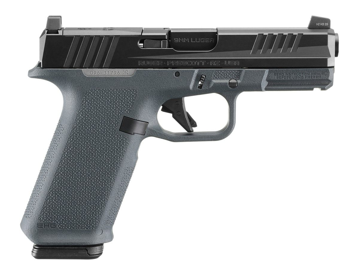 Ruger 19441 RXM 9mm Luger 17+1 4in Black FNC Nitride Alloy Steel Barrel Opt