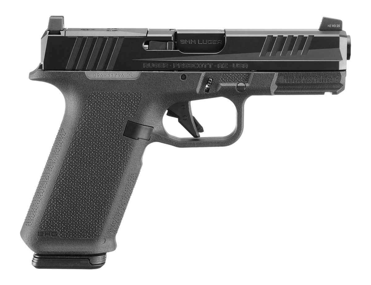 Ruger 19442 RXM 9mm Luger 17+1 4in Black FNC Nitride Alloy Steel Barrel Opt