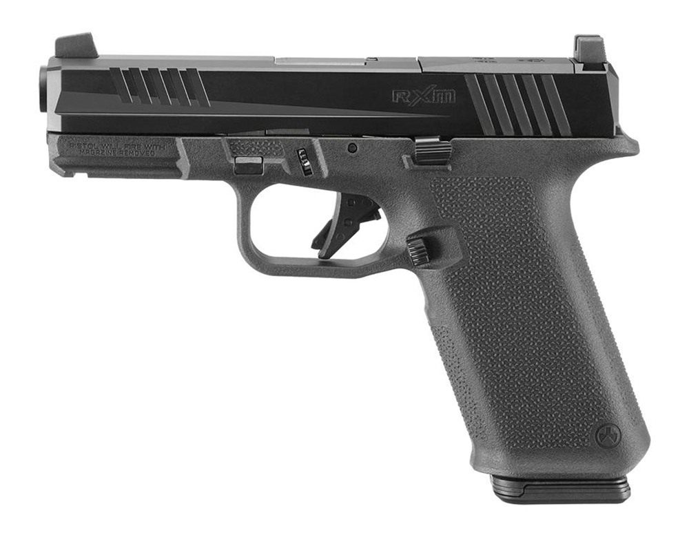 Ruger 19442 RXM 9mm Luger 17+1 4in Black FNC Nitride Alloy Steel Barrel Opt view 2