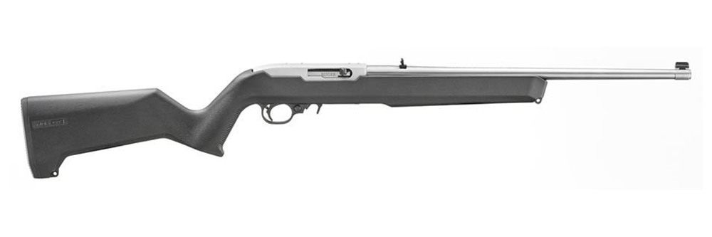Ruger 10/22 MOE X-22 Carbine LR 10rd Magazine(1) 18.5in Clear Satin Barrel view 4