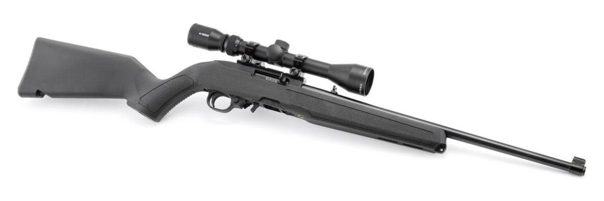 Ruger 32003 10/22 w/Optic 22 LR 10+1 18.50in Black Satin Stainless Steel Ba view 4