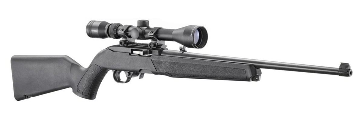 Ruger 32003 10/22 w/Optic 22 LR 10+1 18.50in Black Satin Stainless Steel Ba view 5