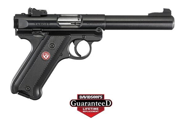 Ruger 40101 Mark IV Target 22 LR 10+1 5.50in Blued Bull Barrel Aluminum Dri view 2