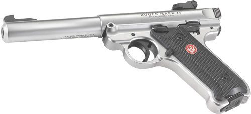 Sturm Ruger 40103 Mark IV Target 22 LR 10+1 5.50in Satin Stainless Bull Bar view 3