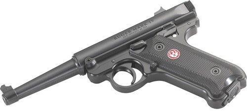 Ruger 40104 Mark IV 22 LR 10+1 4.75in Satin Stainless Tapered Barrel, Blued view 4