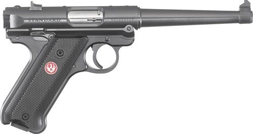Sturm Ruger 40105 Mark IV 22 LR 10+1 6in Satin Stainless Tapered Barrel, Bl view 3