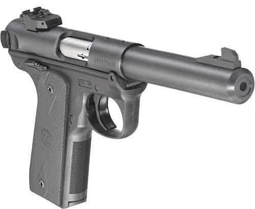 Ruger 40107 Mark IV 22/45 22 LR 10+1 5.50in Bull Barrel, Blued Steel Slide view 2