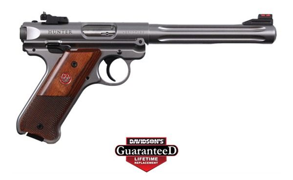 Ruger 40118 Mark IV Hunter 22 LR 10+1 6.88in Satin Stainless Fluted Bull Ba view 2