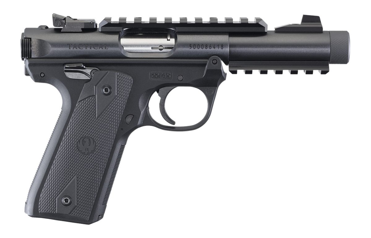 Ruger 40149 Mark IV 22/45 Tactical 22 LR 10+1 4.40in Steel/Threaded Barrel