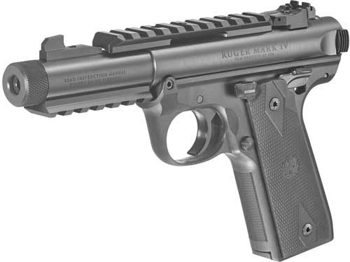 Ruger 40149 Mark IV 22/45 Tactical 22 LR 10+1 4.40in Steel/Threaded Barrel view 2