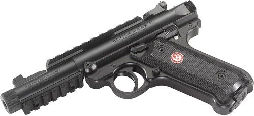 Ruger 40150 Mark IV Tactical 22 LR Caliber with 4.40in Threaded/Picatinny R view 3