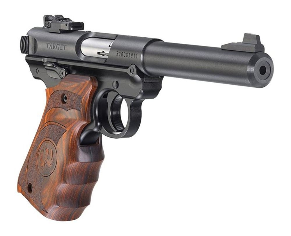 Ruger 40159 Mark IV Target 22 LR 10+1 5.50in Stainless Bull Barrel, Blued S view 4