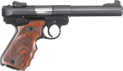 Ruger 40159 Mark IV Target 22 LR 10+1 5.50in Stainless Bull Barrel, Blued S view 5