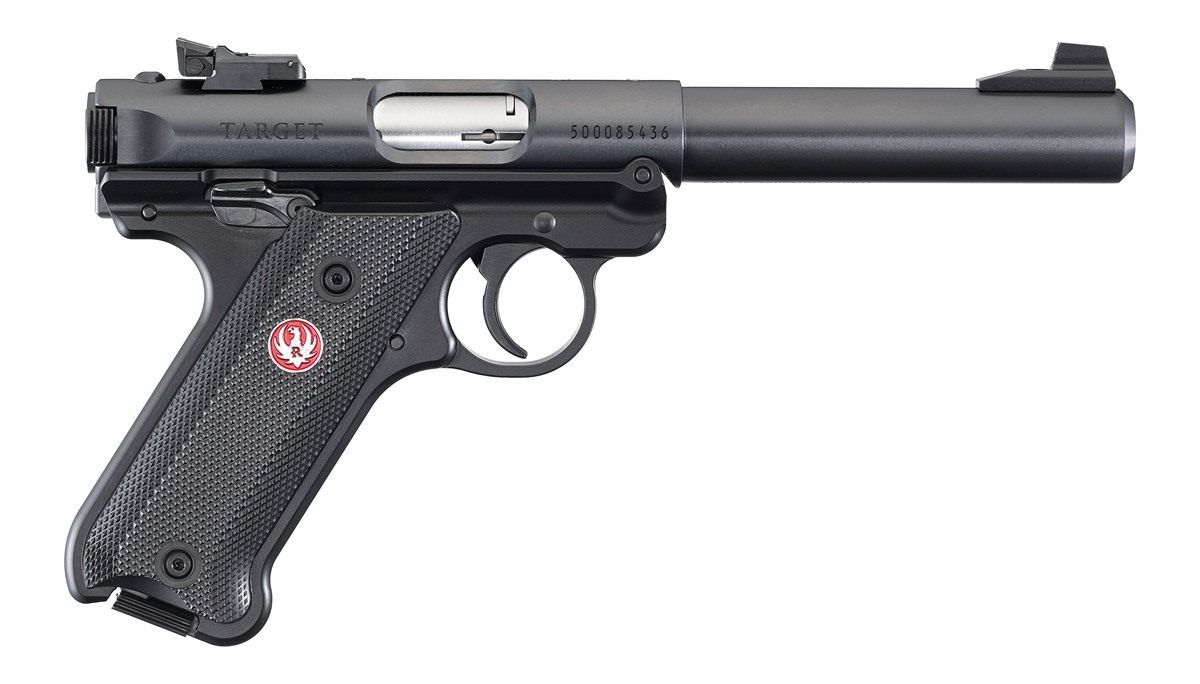 Ruger 40183 Mark IV Target CA Compliant 22 LR 10+1 5.50in Blued Bull Barrel