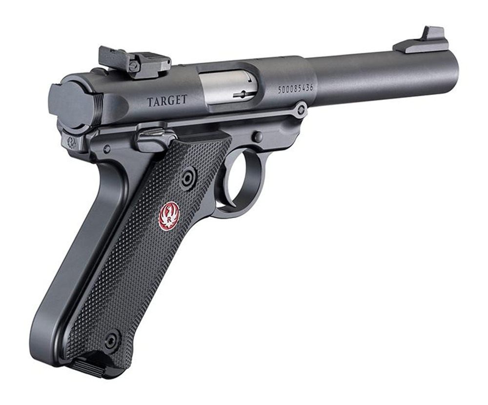 Ruger 40183 Mark IV Target CA Compliant 22 LR 10+1 5.50in Blued Bull Barrel view 4