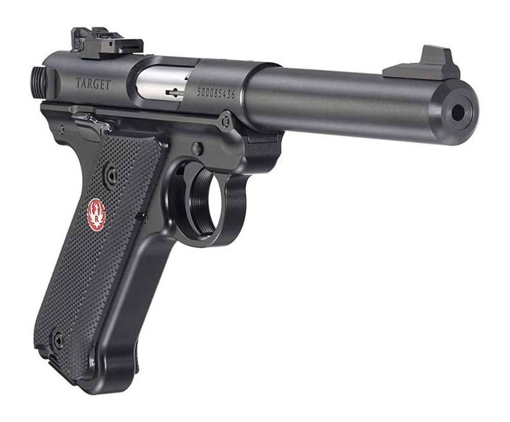 Ruger 40183 Mark IV Target CA Compliant 22 LR 10+1 5.50in Blued Bull Barrel view 5