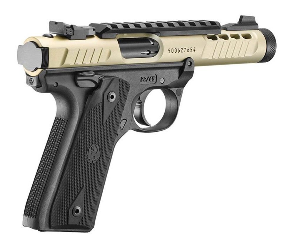 Ruger 43955 Mark IV 22/45 Lite 22 LR 10+1 4.40in Stainless Threaded Barrel view 4