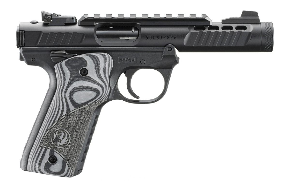 Ruger 43959 Mark IV 22/45 Lite 22 LR 10+1 4.40in Black Stainless Steel Non