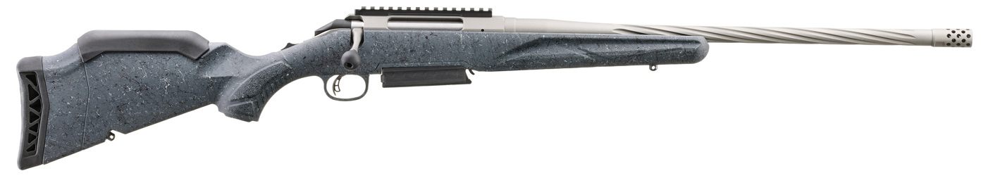 Ruger 46915 American II Full Size 300 Win Mag 3+1 20in Cobalt Cerakote Spir view 2