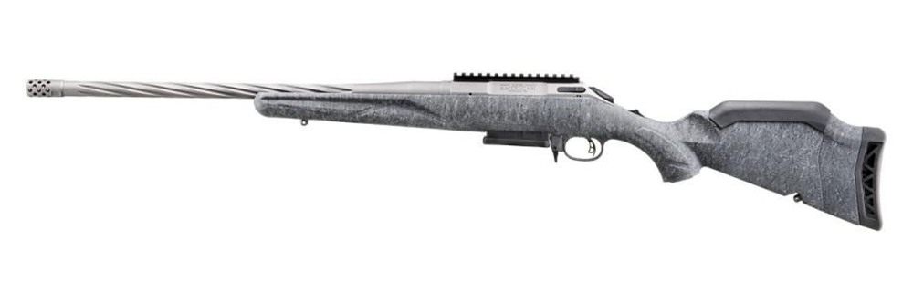 Ruger 46915 American II Full Size 300 Win Mag 3+1 20in Cobalt Cerakote Spir view 3