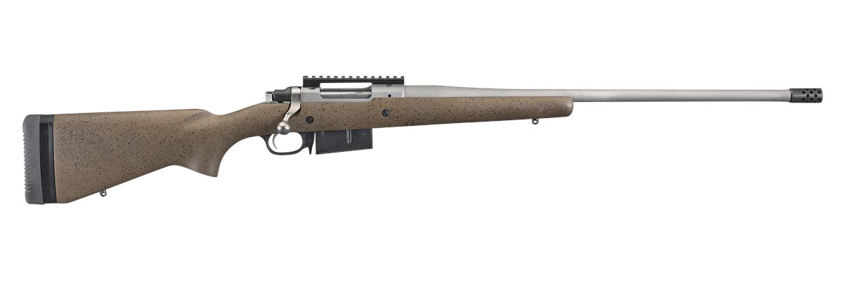 Ruger 47197 Hawkeye Long-Range Hunter Full Size 6.5 PRC 3+1 22in Matte Stai