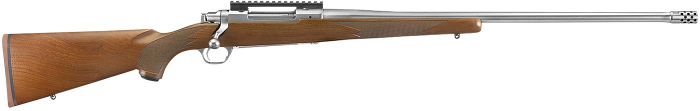 Ruger 57109 Hawkeye Hunter Full Size 300 Win Mag 3+1 24in Satin Stainless S
